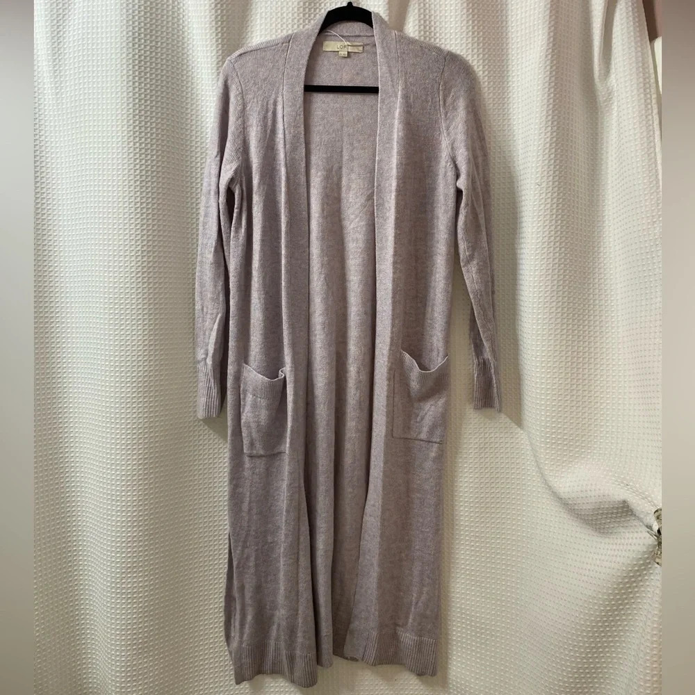 NWOT LOFT Pocket Duster Sweater